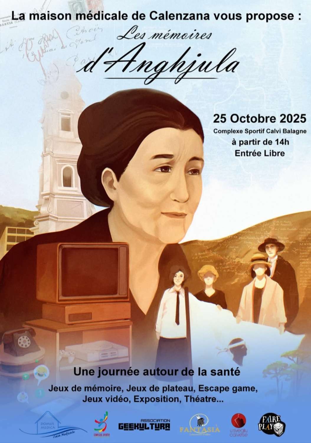 LES MÉMOIRES D'ANGHJULA : une journée autour de la santé et de la culture